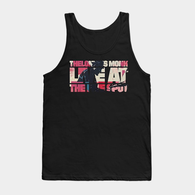 Thelonious Monk Tank Top by HAPPY TRIP PRESS